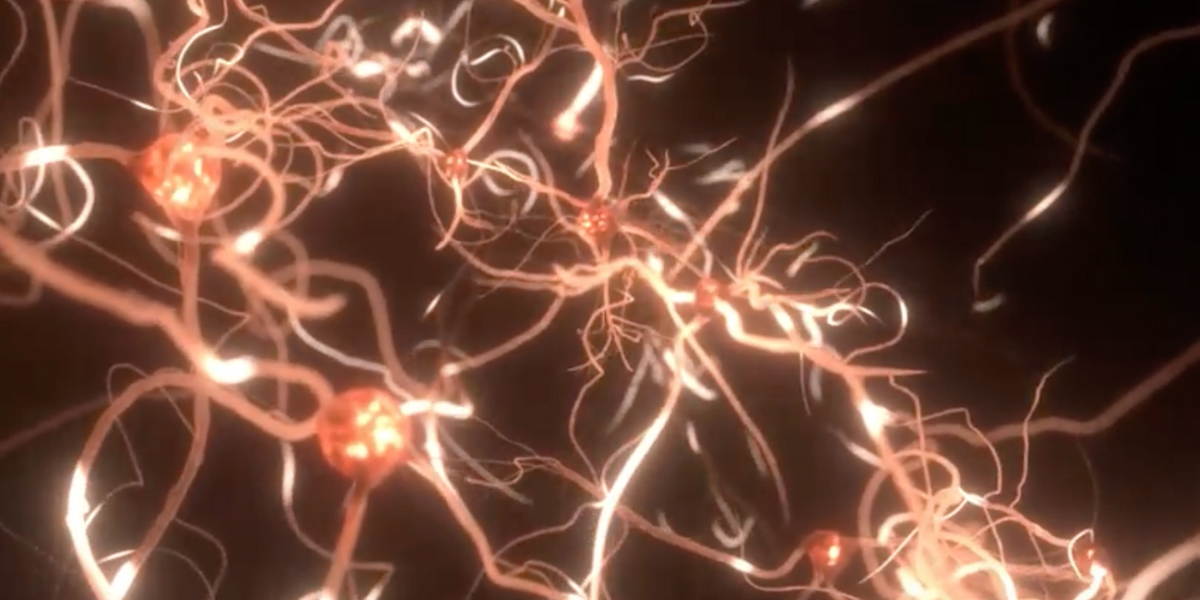neurons firing