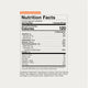 Nutrition Facts panel for Passion Orange Guava flavor: 15 servings per container; serving size 1 scoop (33.1 g); 120 calories per serving. 0 g total fat, 0 mg cholesterol, 280 mg sodium (12% DV), 28 g total carbohydrates (10% DV), 27 g total sugars including 27 g added sugars (54% DV), 0 g protein. Includes Vitamin D 0 mcg, Calcium 0 mg, Iron 0 mg, Potassium 140 mg (2% DV), Magnesium 100 mg (25% DV), Zinc 3 mg (25% DV). Ingredients: Palatinose™ Isomaltulose, Fructose, Citric Acid, Natural Flavors, Salt, Mag