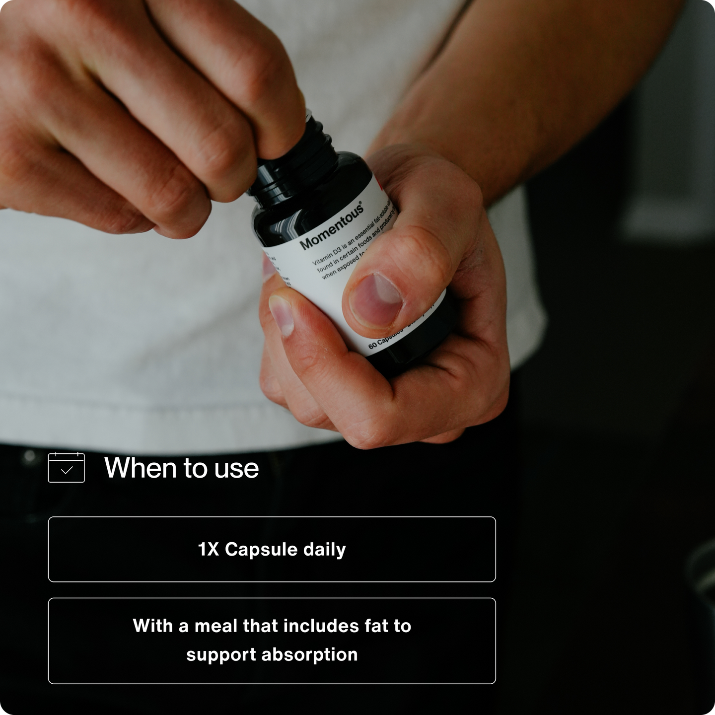 How to use: 1 x capsule daily with a meal that includes fat to support absorption