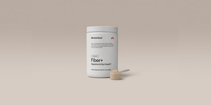 A canister of Momentous Fiber+