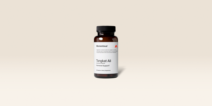 A bottle of Momentous Tongkat Ali