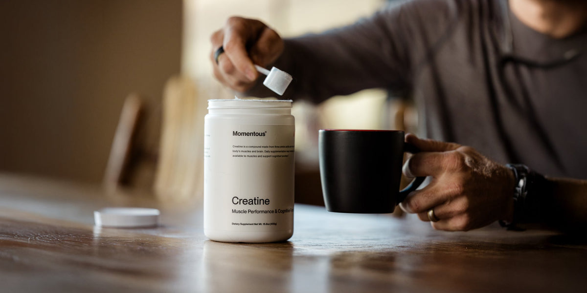 Creatine being used by athlete