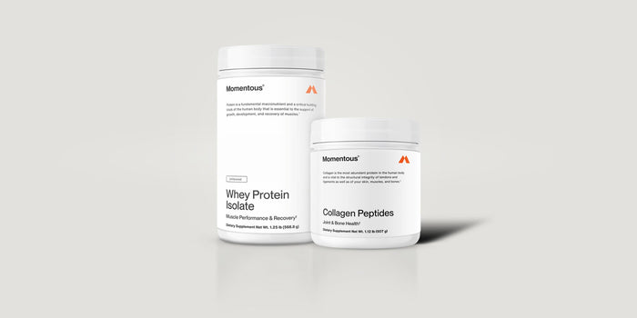 Momentous Collagen and Momentous Whey Protein