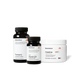 Three Momentous products on a black background: Turmeric – Foundational Health, 60 Capsules, Dietary Supplement; Vitamin D3 – 2000IU, Foundational Health, 60 Liquid Capsules, Dietary Supplement; Creatine – Signature Spec, Unflavored, 30 Servings, Supports cognitive and muscle performance, Highest quality pure creatine monohydrate, Ultrafine powder for easy mixability, 5.3oz (150g), NSF Certified for Sport.