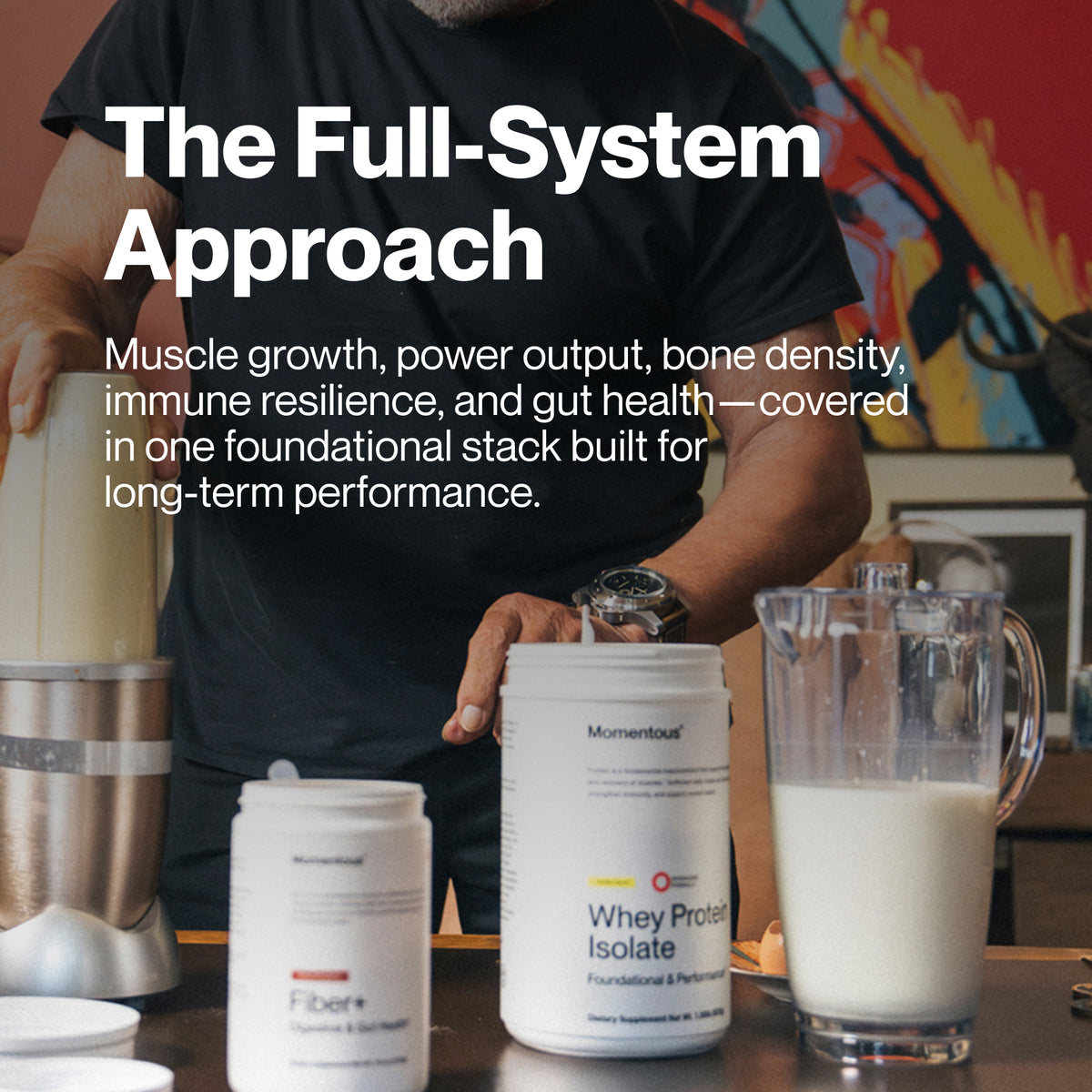 Protein Stack Arnold’s Ultimate Stack | Protein, Fiber+, Creatine & Vitamin D by ...