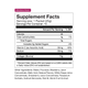 Supplement facts label for Momentous Collagen Shot Wild Berry flavor, with 10g hydrolyzed bovine collagen, 35mg vitamin C, 50 calories, and 4g carbohydrates per serving.
