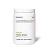 Front view of Momentous Creatine Chews container labeled Lemon Lime Flavor, Cognitive & Muscle Performance, 150 chewable tablets.