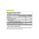Supplement facts label for Momentous Creatine Chews, Lemon Lime Flavor, showing nutritional information and ingredients.