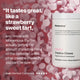 “It tastes great, like a strawberry sweet tart, and I know with Momentous that I'm actually getting the amount of creatine listed on the container, unlike other creatine chews that you can't be sure of.” Josh (Verified Customer), ★★★★★. Image shows pink creatine chew tablets and a Momentous Creatine Chews container.