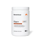 White container of Momentous Fiber+ dietary supplement in pure cinnamon flavor, 30 servings, 11.07 oz.
