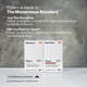Two white Fiber+ dietary supplement travel packs with red Momentous branding and product information displayed against gray b