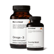 FOUNDATIONAL STACK WHICH INCLUDES A BOTTLE OF MOMENTOUS MULTIVITAMIN AND A BOTTLE OF OMEGA-3