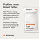 Fuel has never tasted better, New Passion Orange Guava Fuel delivers light, clean flavor-perfect to sip during your hardest sessions.
