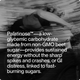 Palatinose - a low - glycemic carbohydrate made from non-GMO beet sugar-provides sustained energy without the sharp spikes and crashes, or GI distress, linked to fast burning sugars.