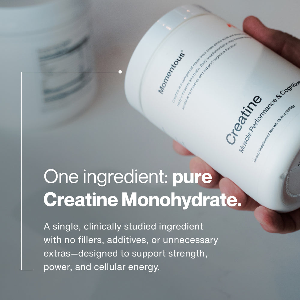 Creatine Monohydrate Powder - NSF Certified For Sport Momentous Creatine Monohydrate Powder - NSF Certified For Sport Momentous