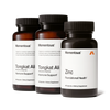 two bottles of Tongkat Ali and one bottle of Zinc