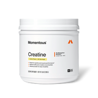Momentous Creatine in Lemon flavor, 60 servings.