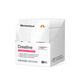 Momentous Creatine dietary supplement carton, Watermelon Flavor, 15 packets. Shows a white foil packet with Momentous logo behind the box. Front panel reads 