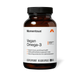 Momentous Vegan Omega-3 bottle on a white background, 60 liquid capsules, Supports brain, joint & heart health, 1000mg EPA & DHA in balanced 1:1 ratio, Natural triglyceride form for optimal absorption, NSF Certified Sport. (223 chars)