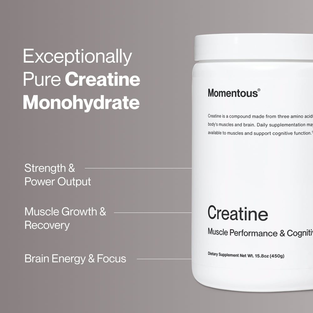 Creatine Monohydrate Powder - NSF Certified For Sport Momentous Creatine Monohydrate Powder - NSF Certified For Sport Momentous