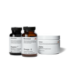 Pump Club's Brain Protection Stack which includes a bottle of Magnesium L-Threonate, a bottle of Omega-3, and a 30 serving jar of creatine.