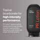 PR Lotion bottle on a light background. Text reads: “Topical bicarbonate for high-intensity performance.” Additional text reads: “PR Lotion® delivers sodium bicarbonate through the skin to buffer muscle acidity—helping you push harder, last longer, and train smarter.” Bottle label reads: “Amp Human®,” “PR Lotion®,” and “Sports lotion with bicarb.”