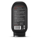 Back of a black Amp Human PR Lotion bottle showing usage instructions, directions, caution, ingredient list, distributor information, barcode, and certification icons.
