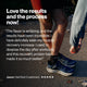 Person standing outdoors after a workout. Overlaid text reads: “Love the results and the process now! ‘The flavor is amazing, and the results have been incredible. I have definitely seen my muscle recovery increase. I used to despise the day after workouts, and this recovery protein has made it so much better!’ Jason (Verified Customer), five-star rating.”