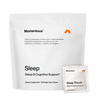 Momentous Sleep 30-pack with large resealable pouch and single-serve packet, dietary supplement for sleep and cognitive support.