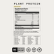 Vanilla Spice Plant Protein supplement facts. Serving size 1 scoop (30.5g), 22 servings. 120 cal, 2.5g fat, 5g carbs, less than 1g fiber, 2g sugars (2g added), 20g protein (32% DV), 140mg calcium, 3.7mg iron, 265mg sodium. PURIS pea protein 24.095g, organic brown rice protein 1g. Other ingredients: Natural Flavors, Organic Cane Sugar, Spice Blend (Cinnamon Bark Powder, Ginger Root Powder, Anise Seed Powder, Black Pepper Powder), Salt, Stevia. NSF Certified Sport, GMO Free, Gluten Free, Vegan.