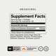 Momentous Ubiquinol Supplement Facts, 30 servings, serving size 1 softgel, ubiquinol from Kaneka Ubiquinol 100mg, other ingredients extra virgin olive oil, capsule of gelatin, glycerin, purified water and caramel, beeswax, and sunflower lecithin, NSF Certified Sport, The Momentous Standard, gluten free, GMO free. (314 chars)