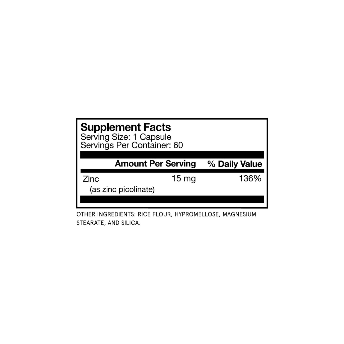 Zinc Picolinate 15mg Supplement Immune Support Momentous