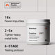 Momentous Creatine Signature Spec, Unflavored 90 servings (15.Momentous Creatine Signature Spec, Unflavored 90 servings (15.8oz/450g), dietary supplement. Supports cognitive and muscle performance. Highest quality pure creatine monohydrate. Ultrafine powder for easy mixability. 10x fewer impurities, 2–5x tighter heavy metal limits, 6-stage testing protocol. NSF Certified Sport.